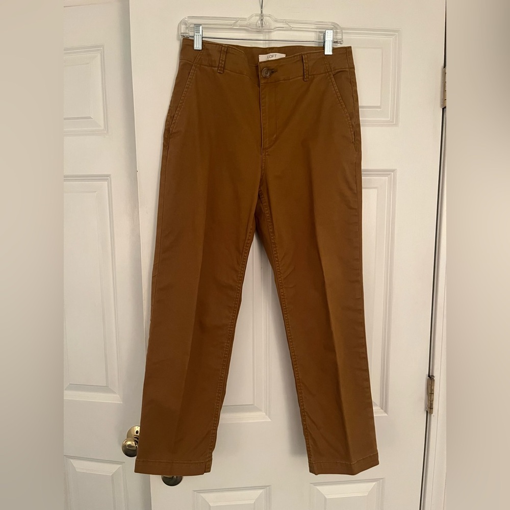 Loft Perfect Straight Chino Pants - image 2